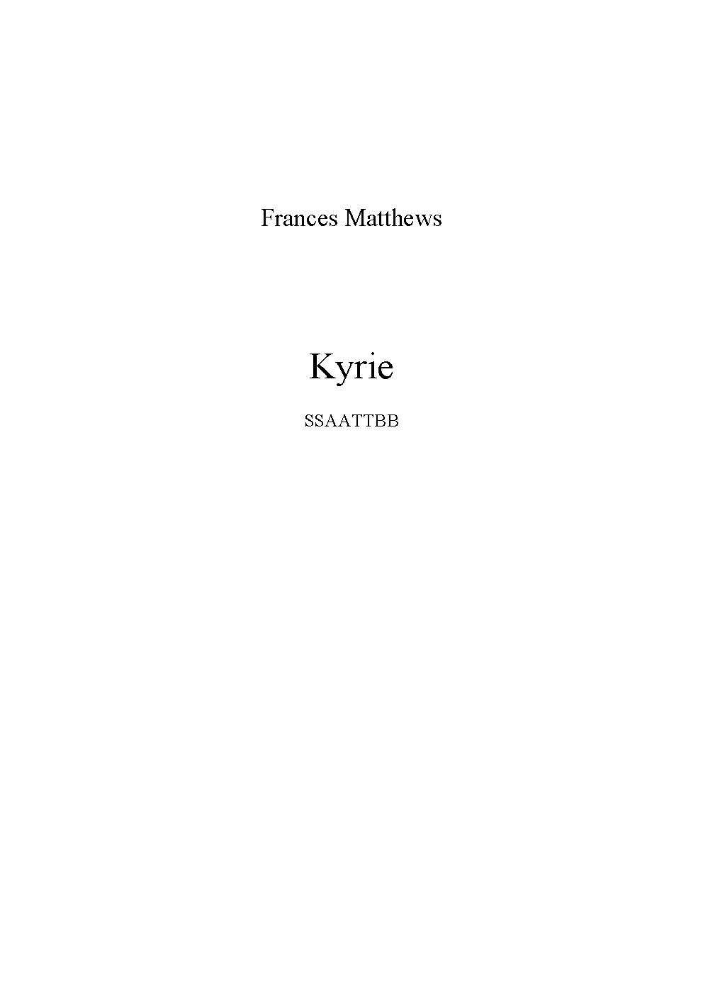 Kyrie