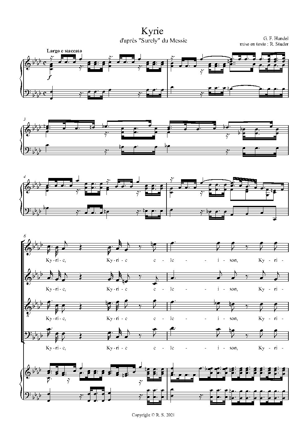 Kyrie - Choir Script PDF Thumbnail