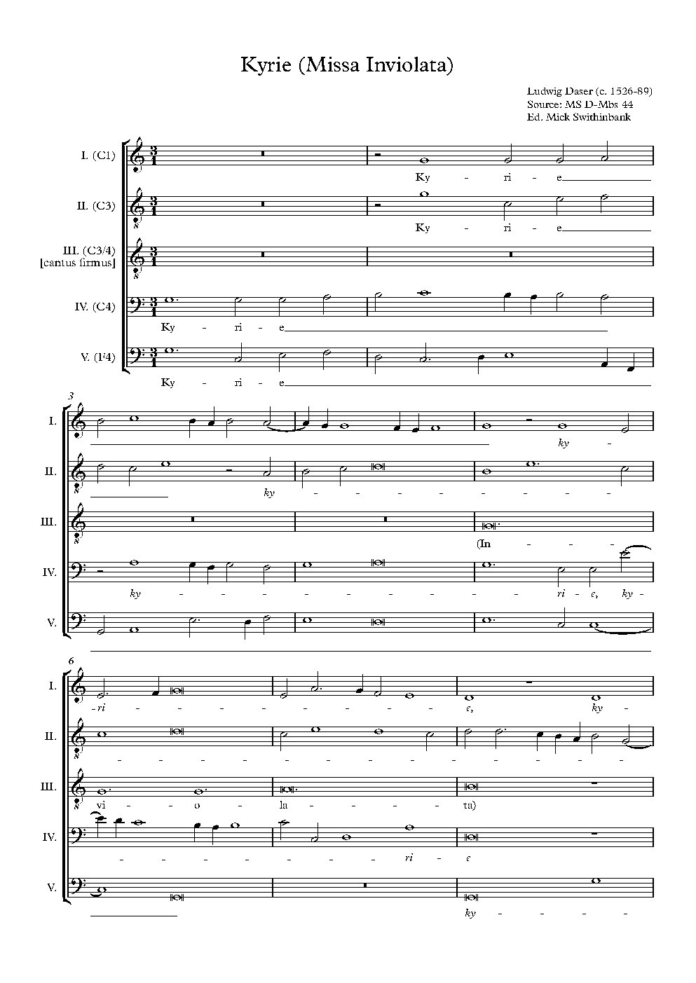 Kyrie (Inviolata)