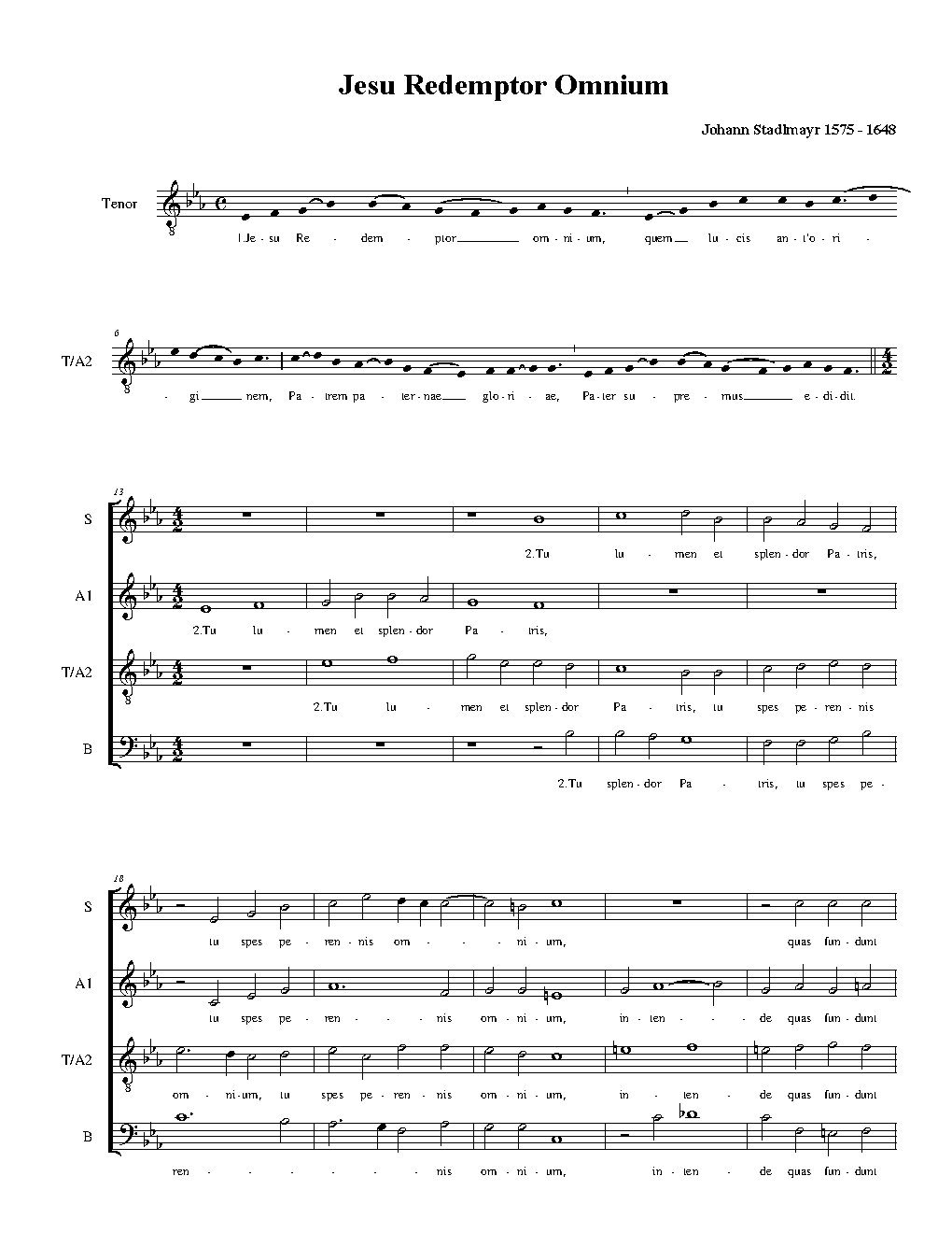 Jesu redemptor omnium