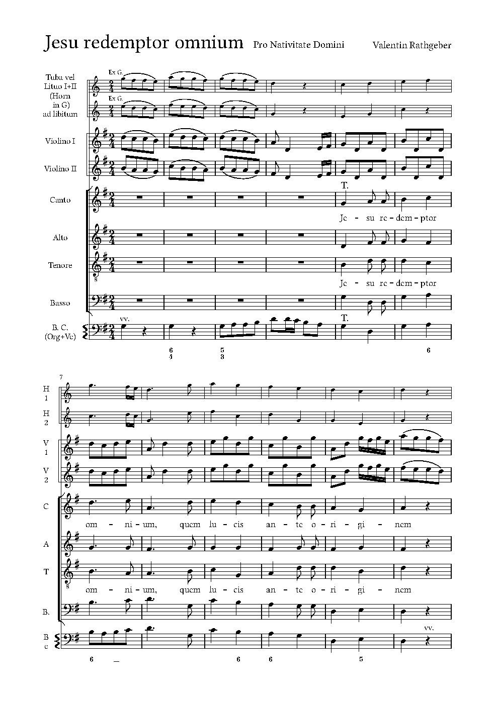 Jesu redemptor omnium, Op. XI, No. 1