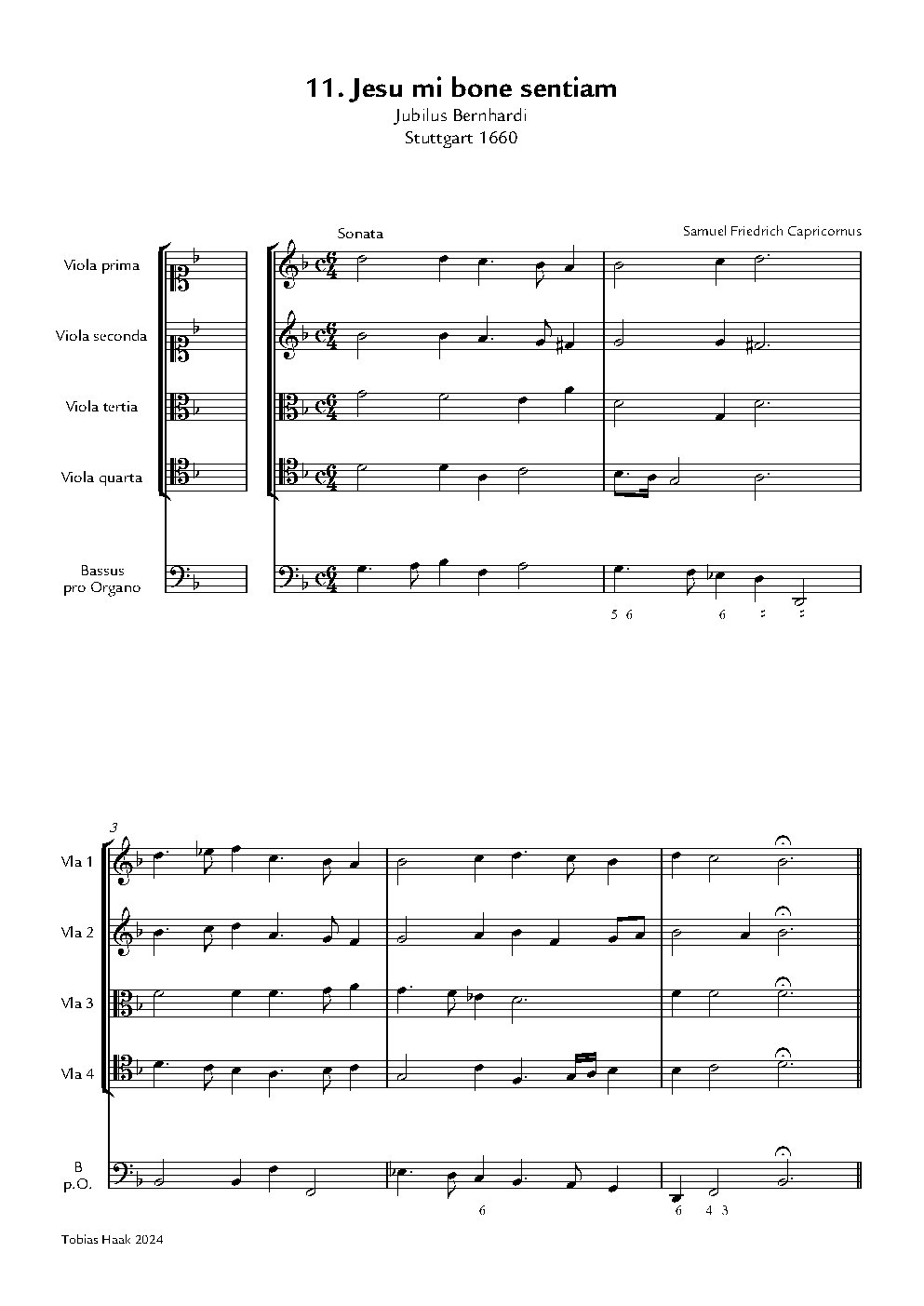 Jesu mi bone sentiam - Choir Script PDF Thumbnail