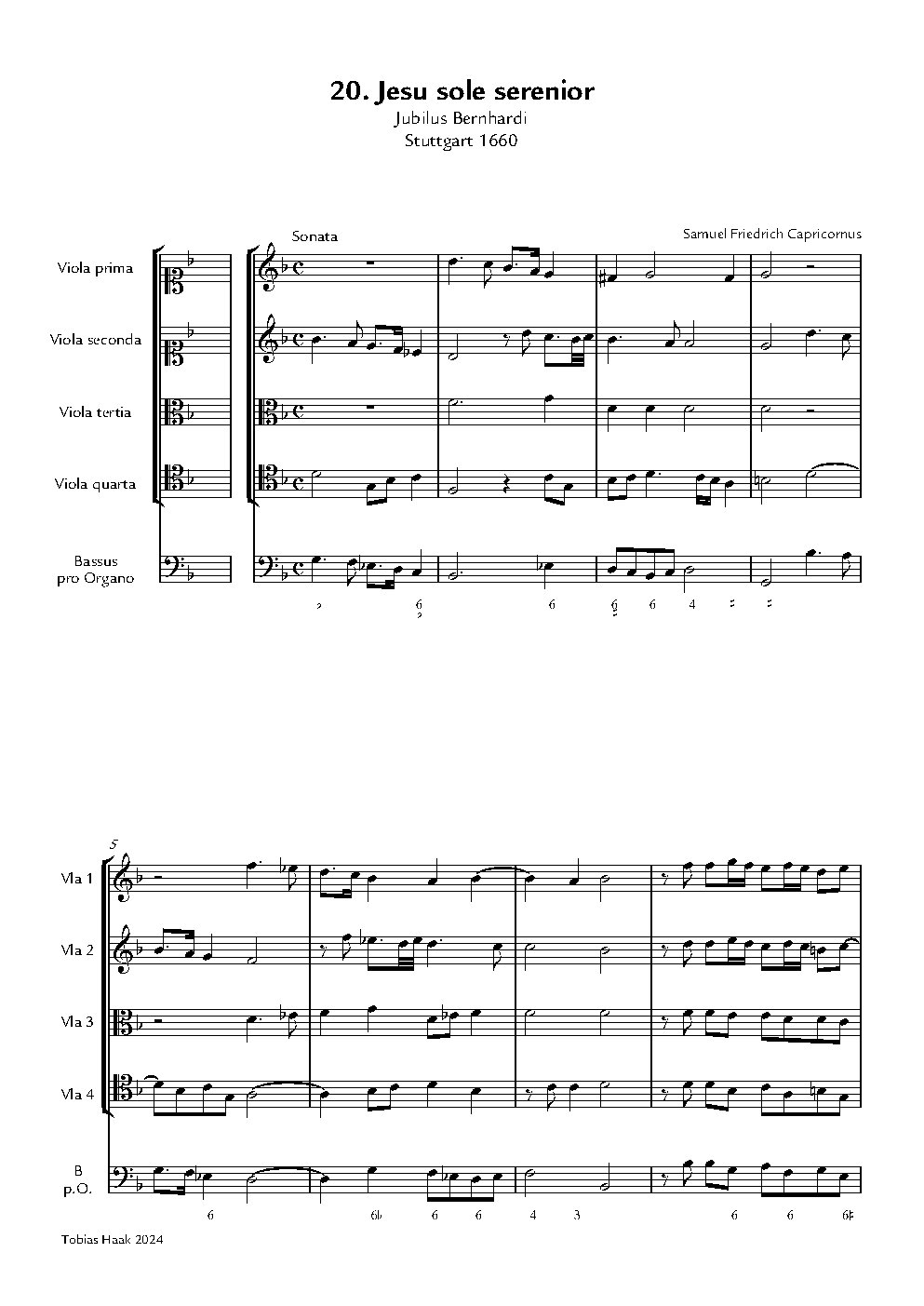 Jesu sole serenior - Choir Script PDF Thumbnail