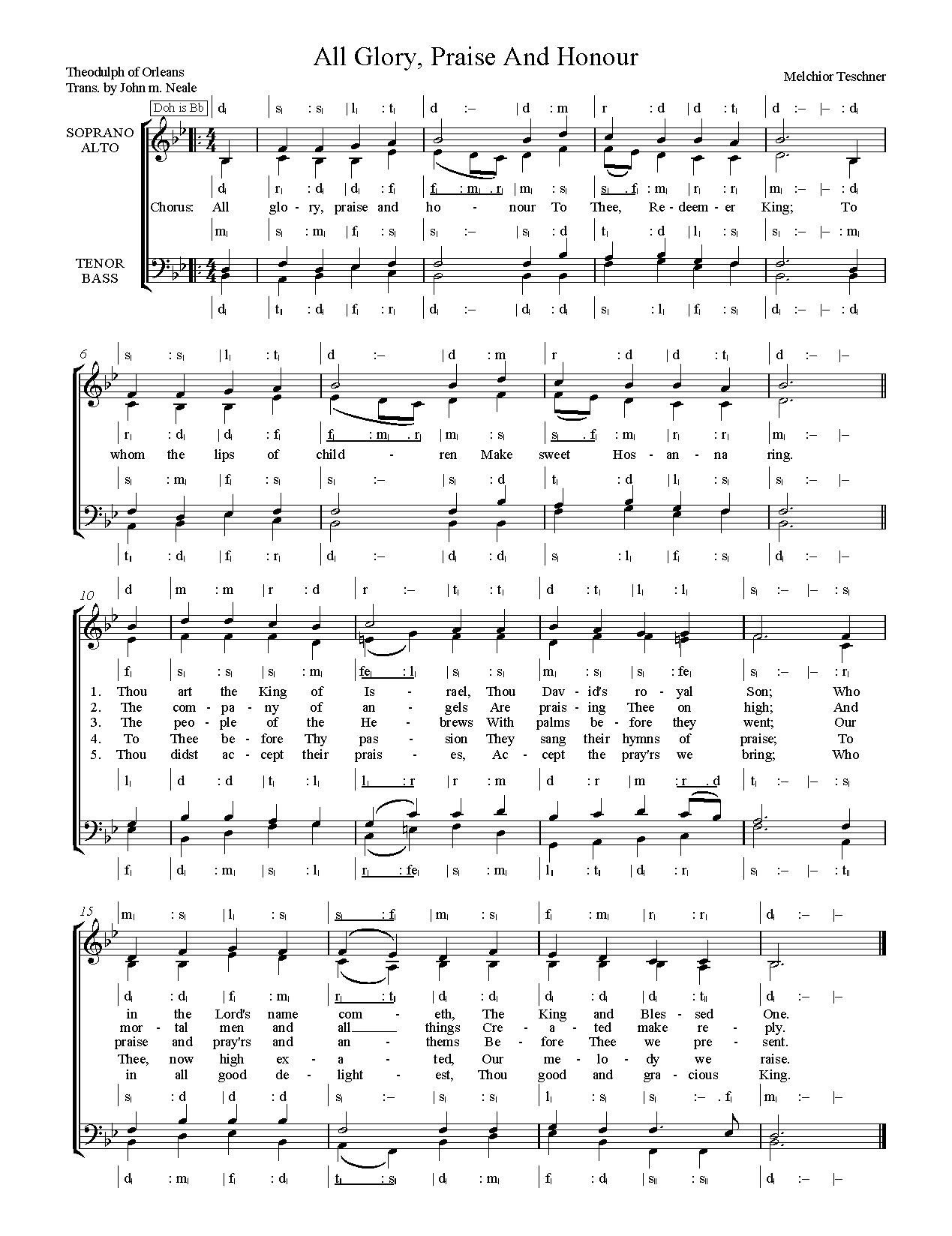 Lenten Hymns - Download Choir Script PDF