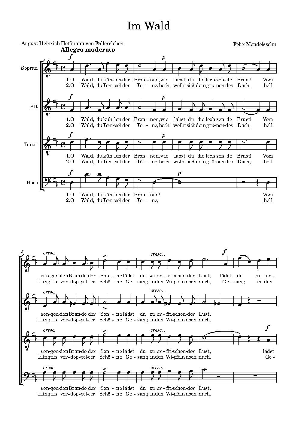 Im Wald, Op. 100, No. 4