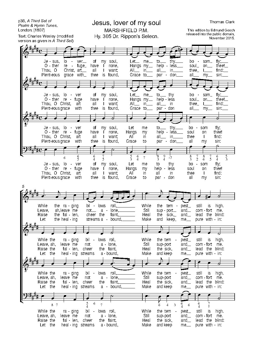 Jesus, lover of my soul