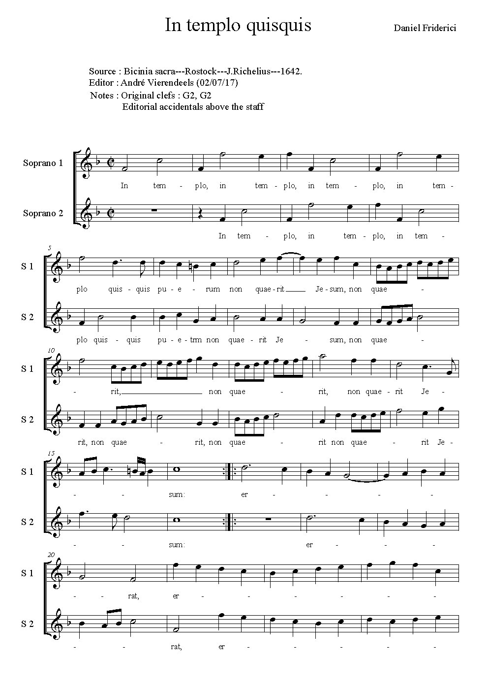 In templo - Choir Script PDF Thumbnail
