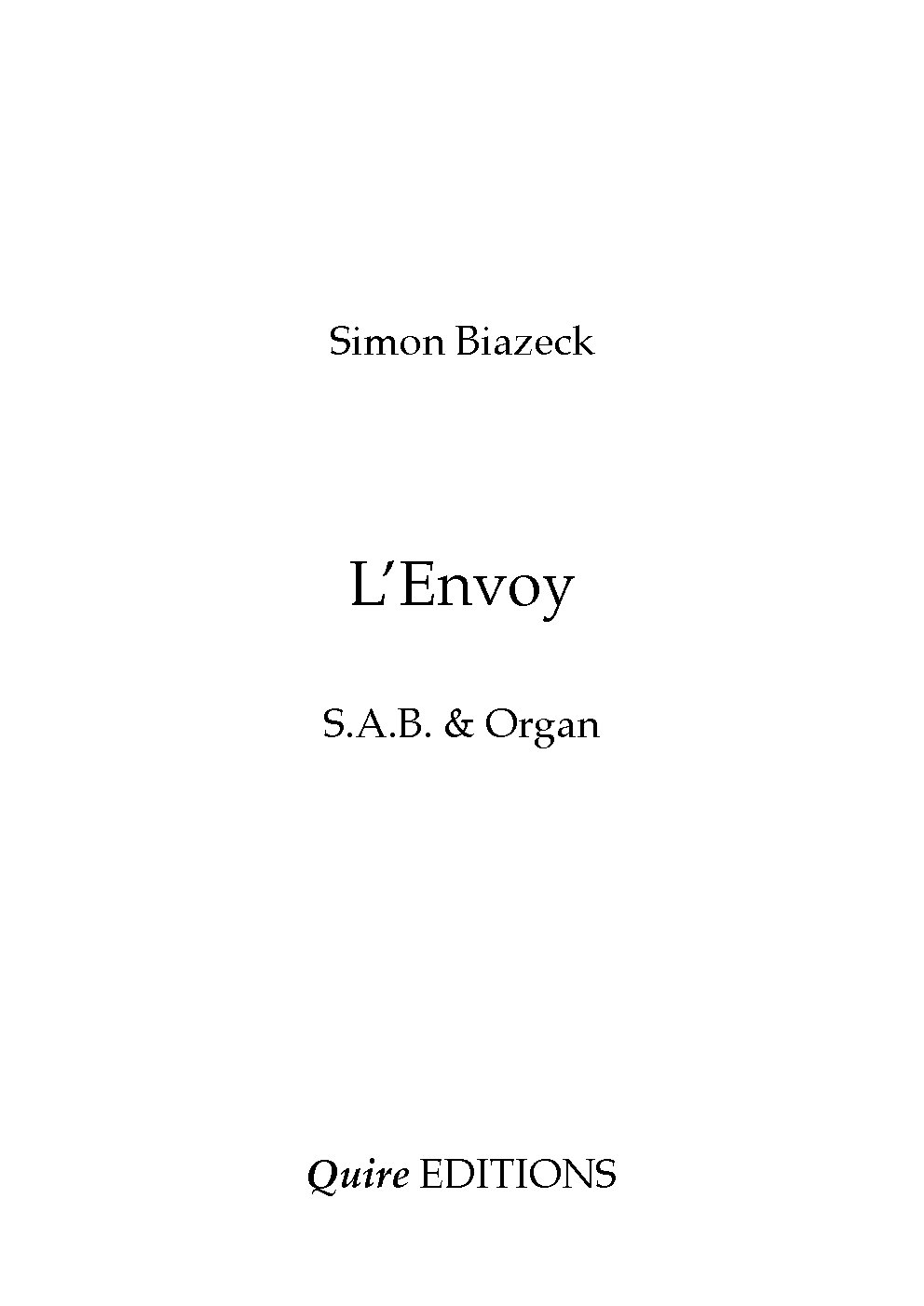 L'Envoy