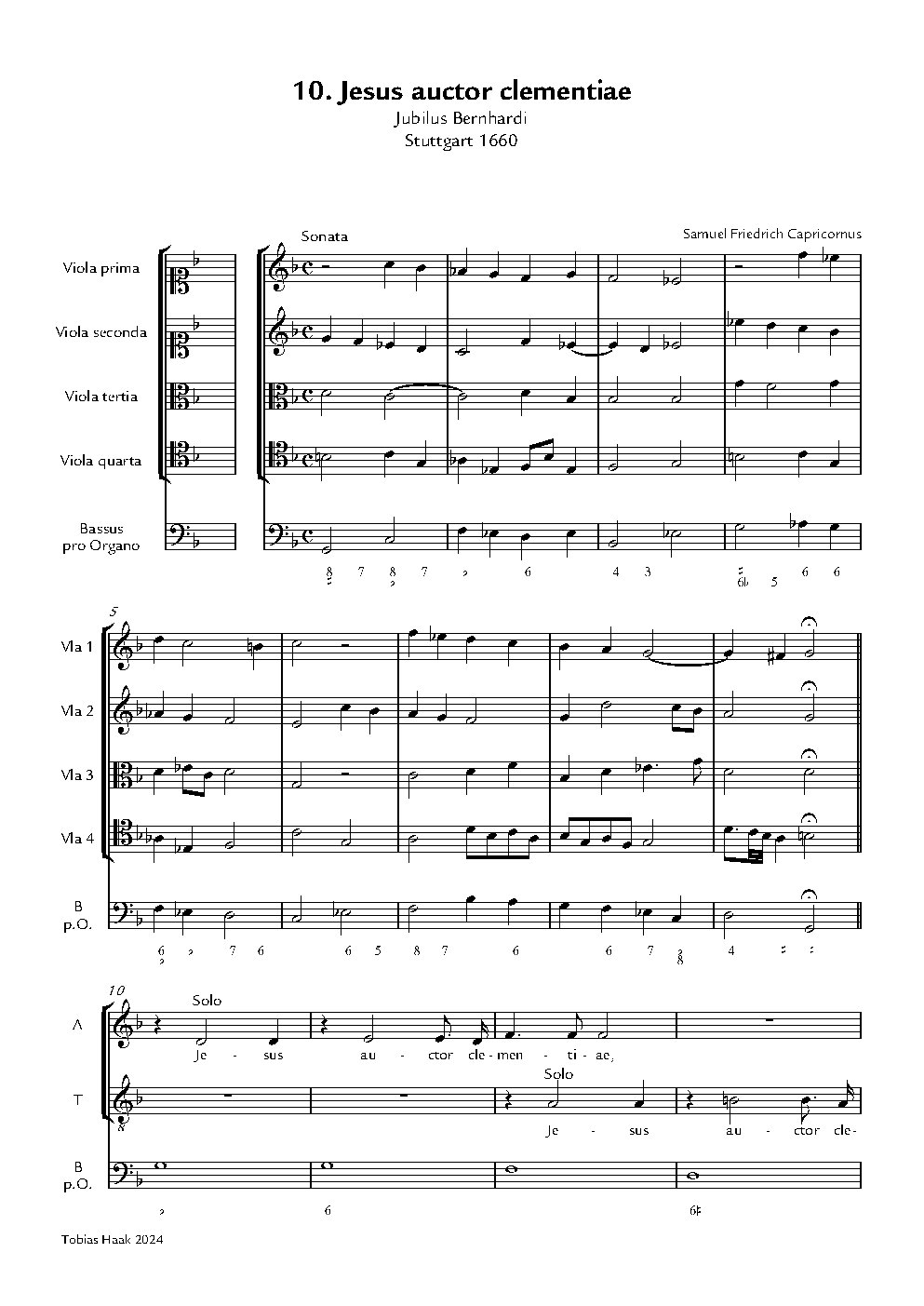Jesus auctor clementiae - Choir Script PDF Thumbnail