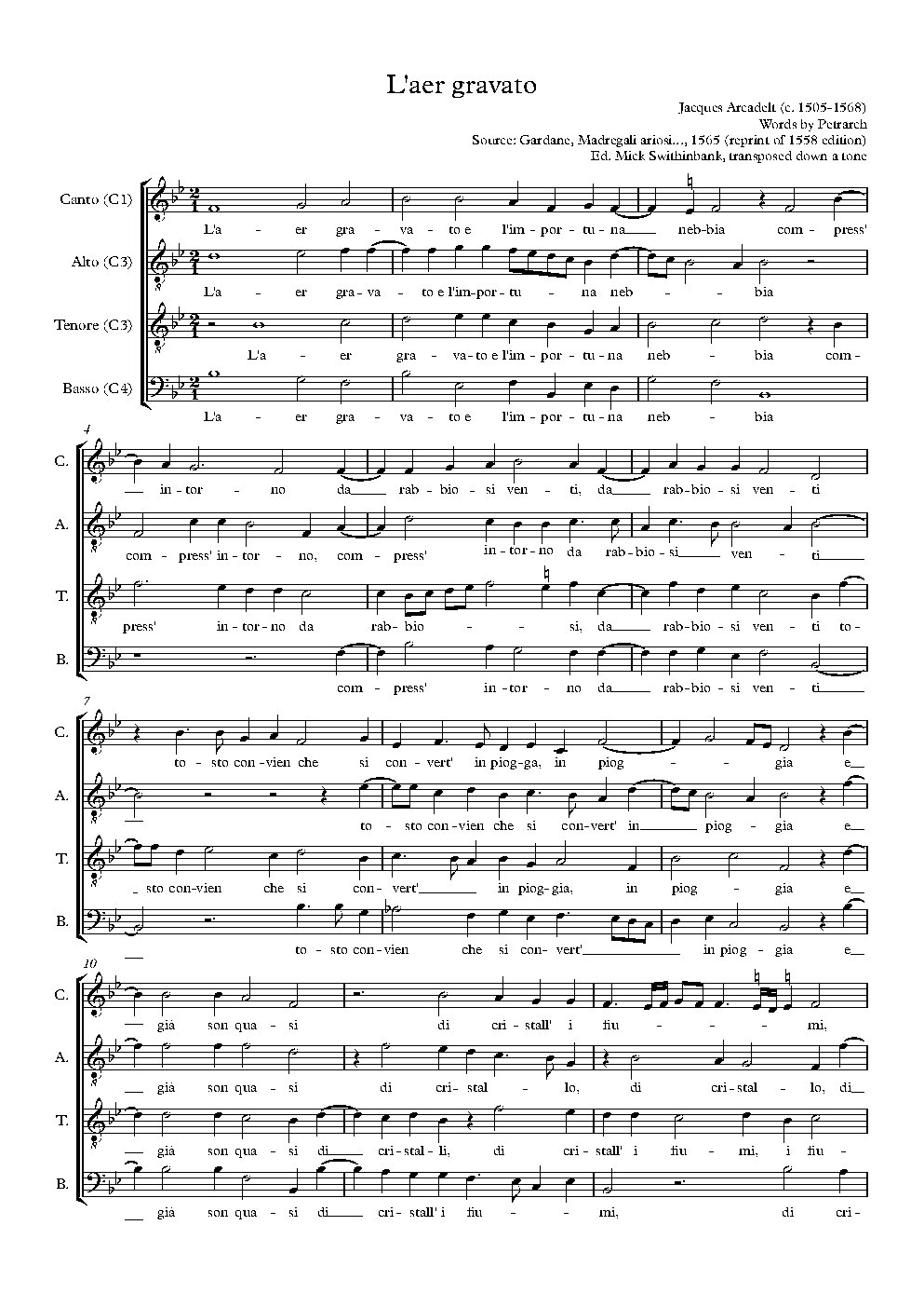 L'aer gravato