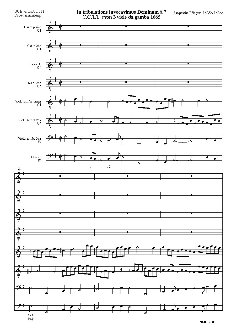 In tribulatione invocavimus Dominum