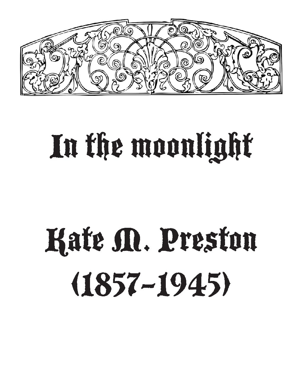 In the moonlight
