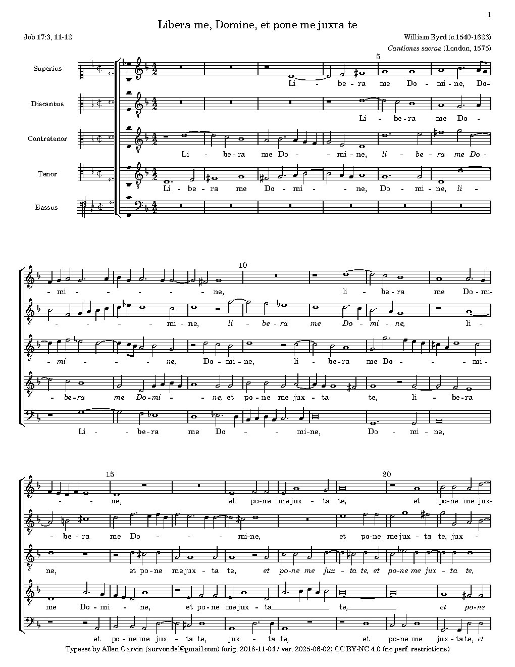 Libera me, Domine, et pone me