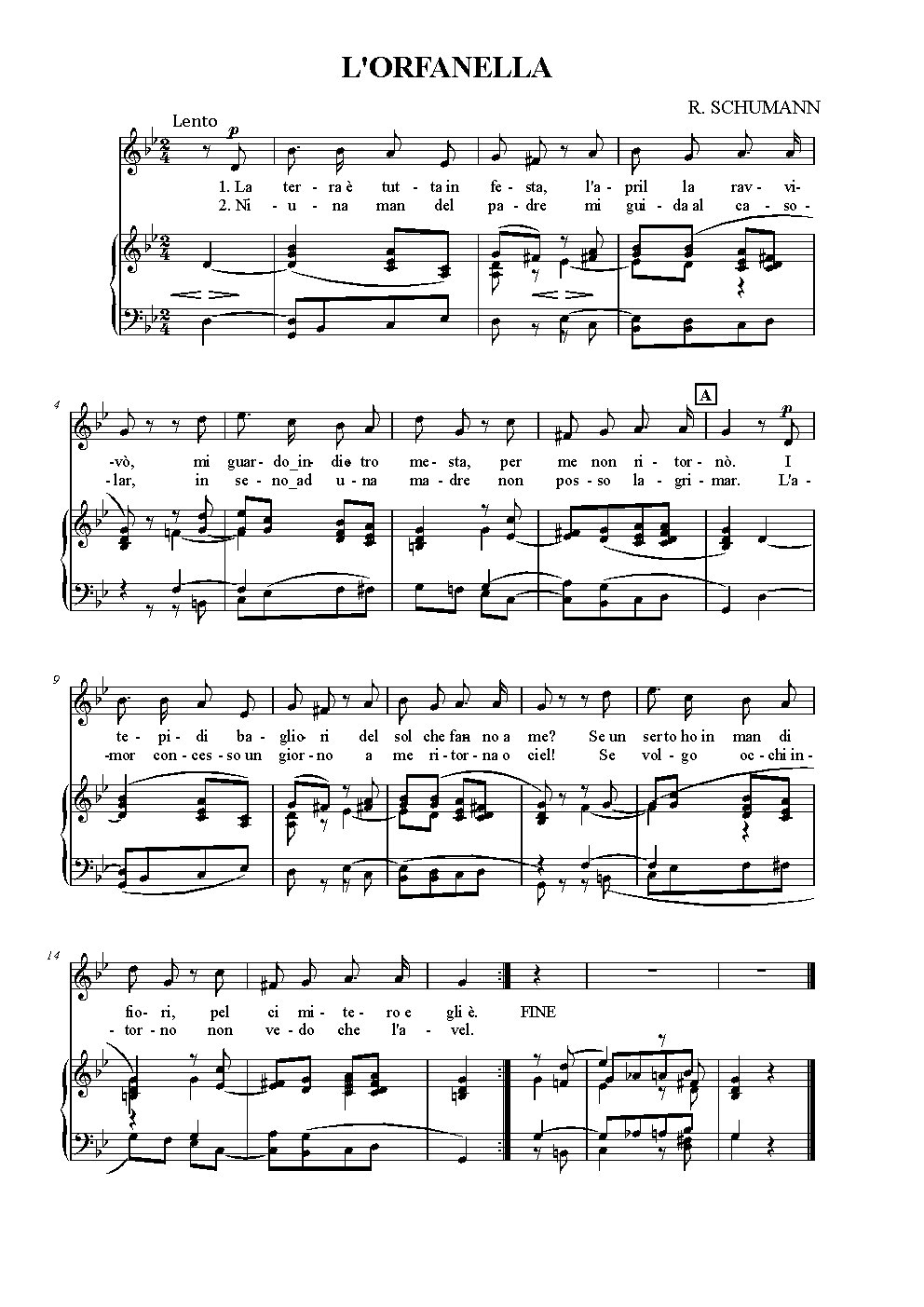 L'orfanella