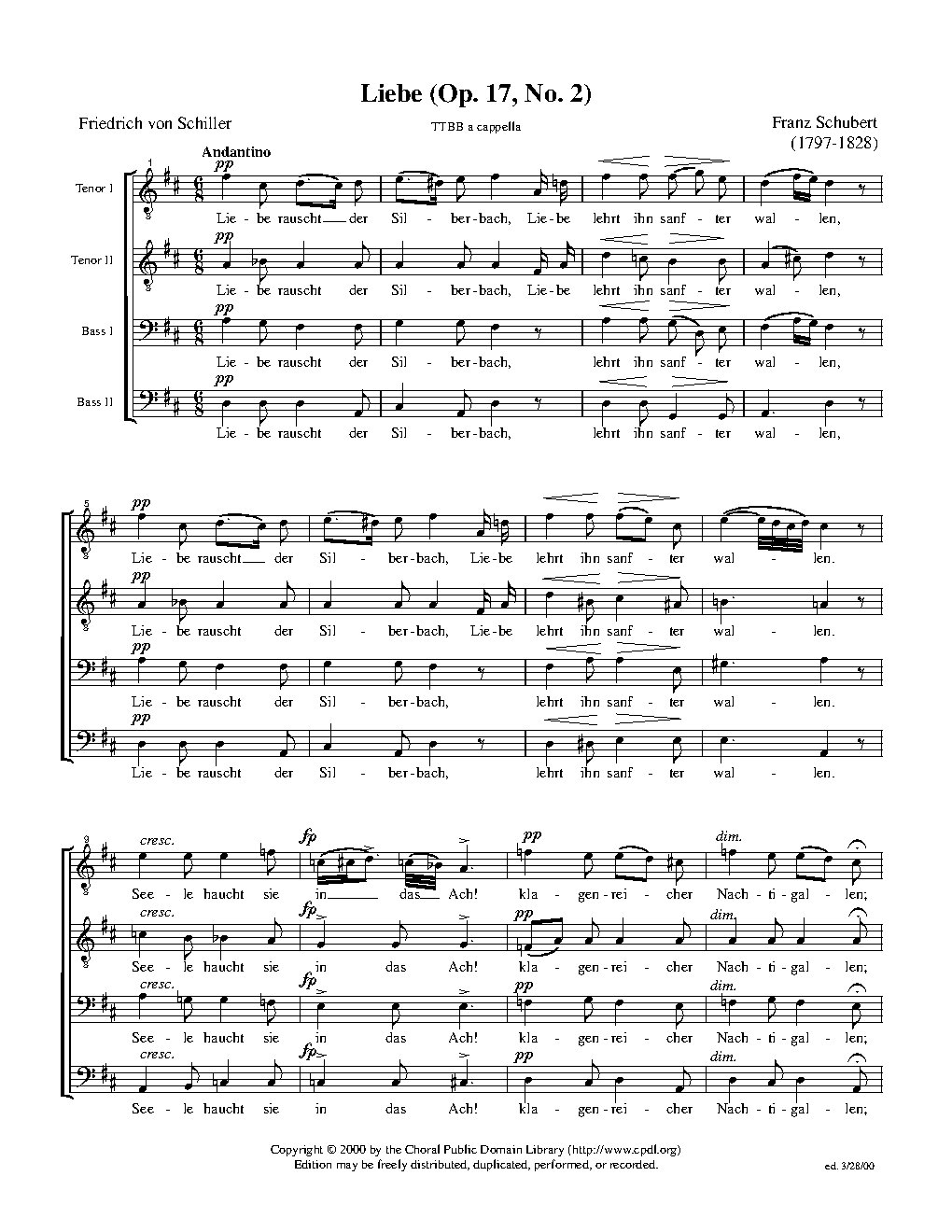 Liebe, Op. 17, No. 2