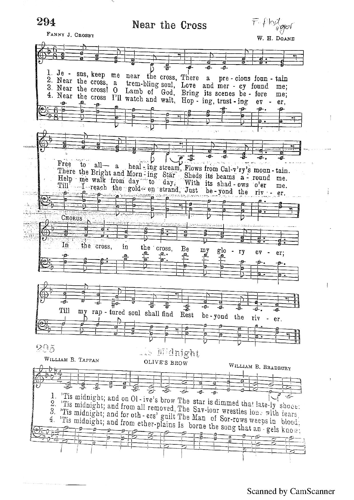 Near The Cross - Download Choir Script PDF