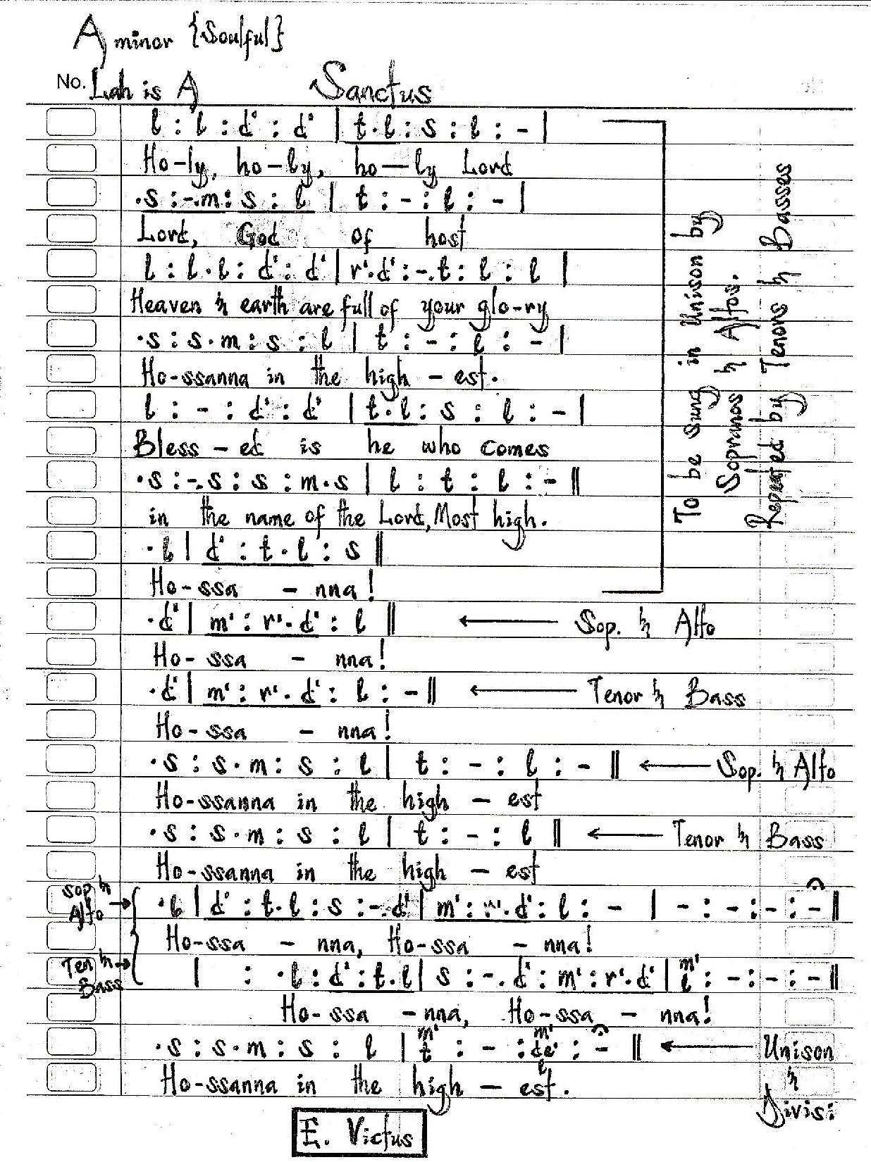 Sanctus (monster In Paris) - Download Choir Script PDF