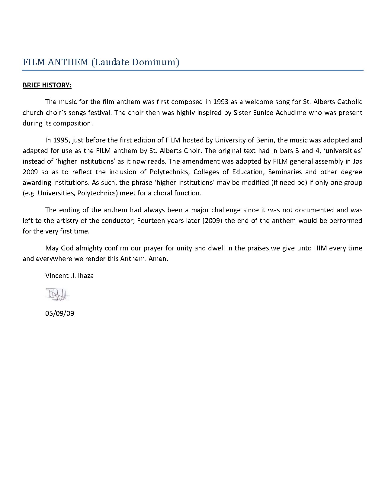 Film Anthem-updated Fn - Download Choir Script PDF