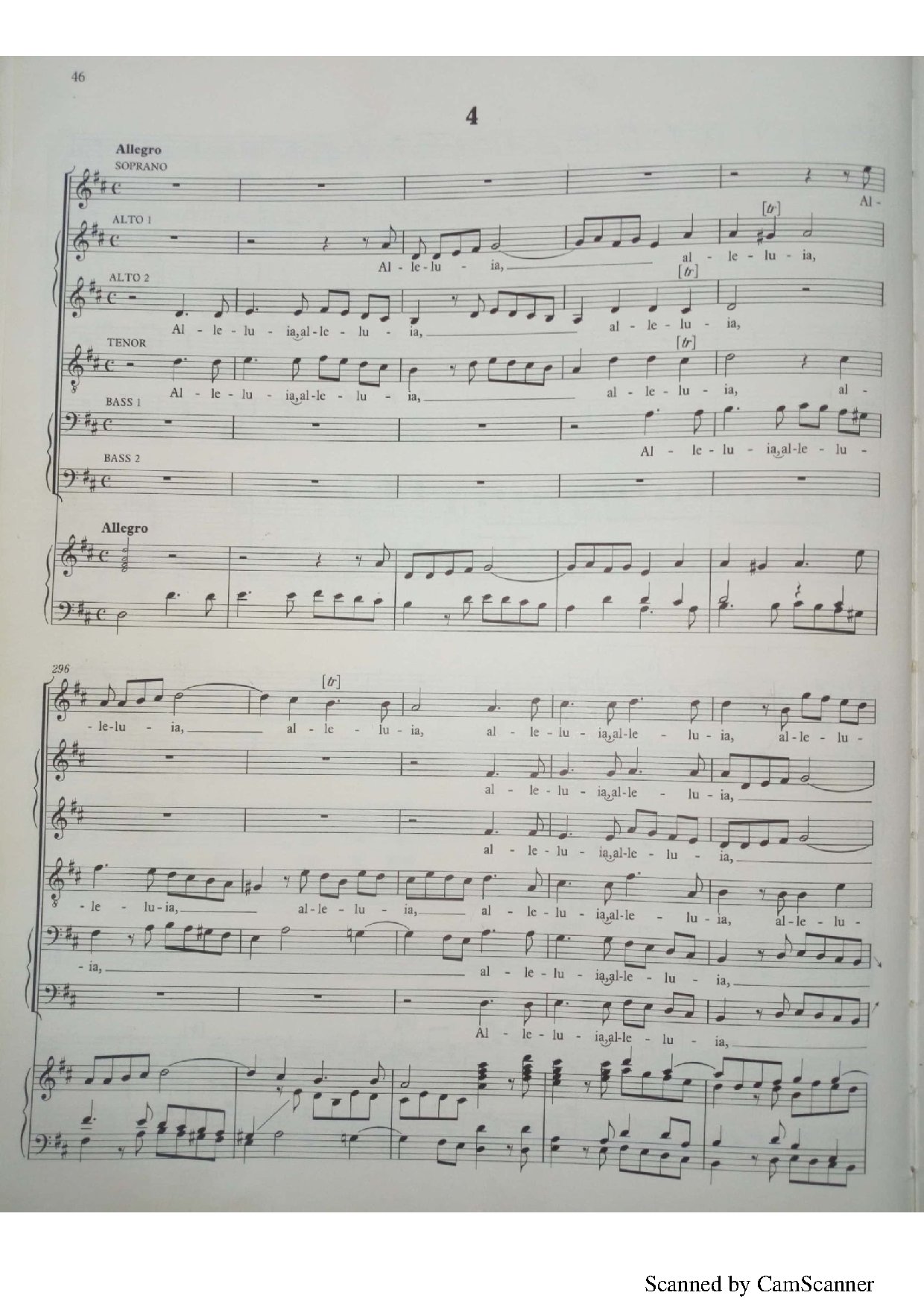 Alleluia From Coronation Anthem
