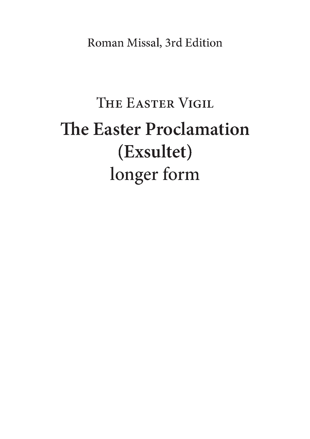 Exultet-longer - Download Choir Script PDF