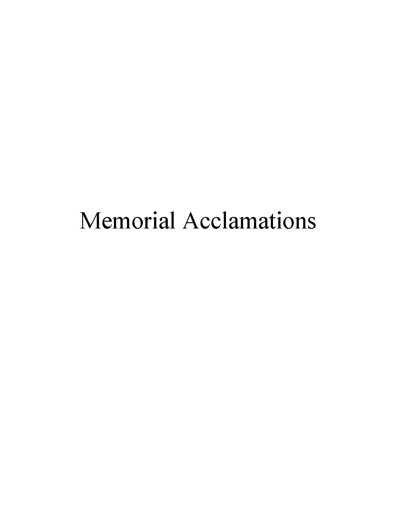 Memorial Acclamations - Download Choir Script PDF