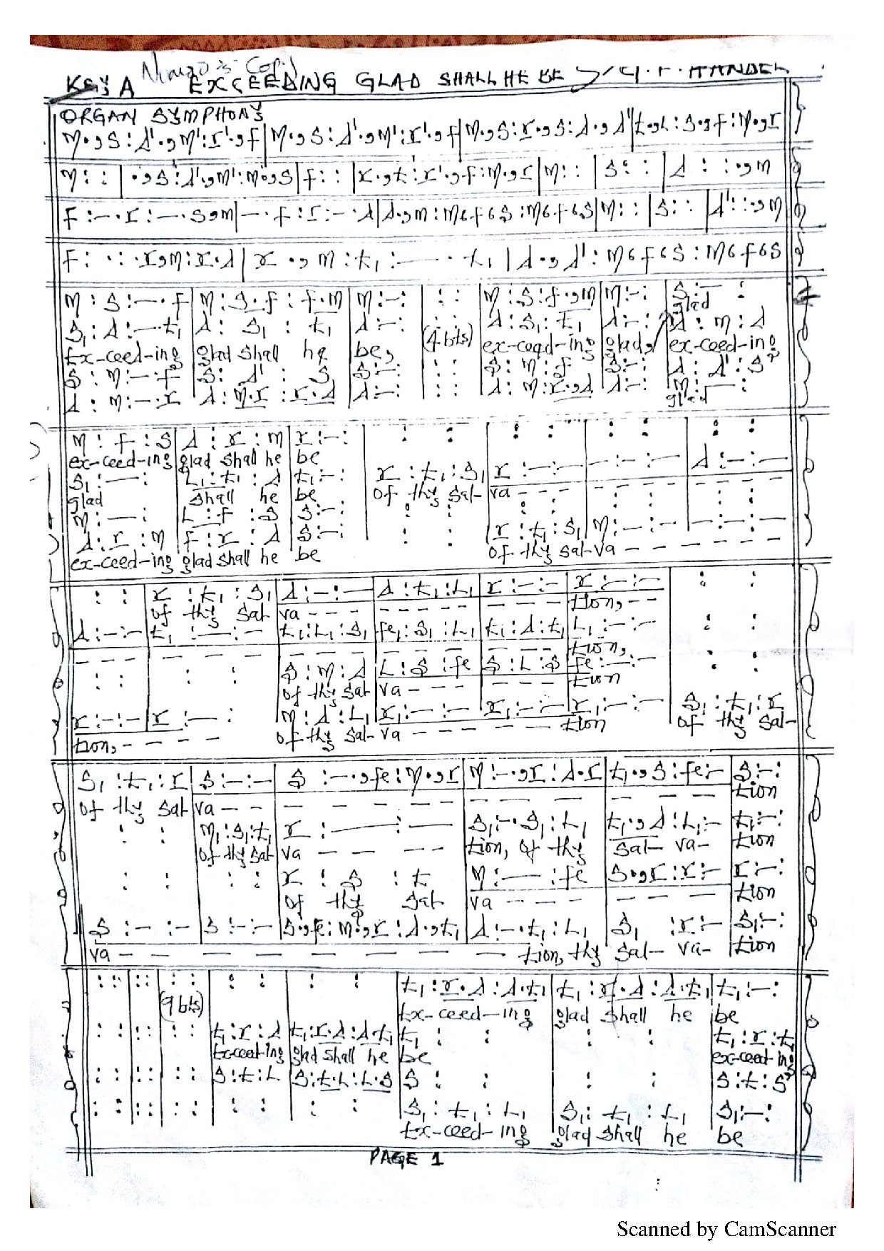 Exceeding Glad P1 - Download Choir Script PDF