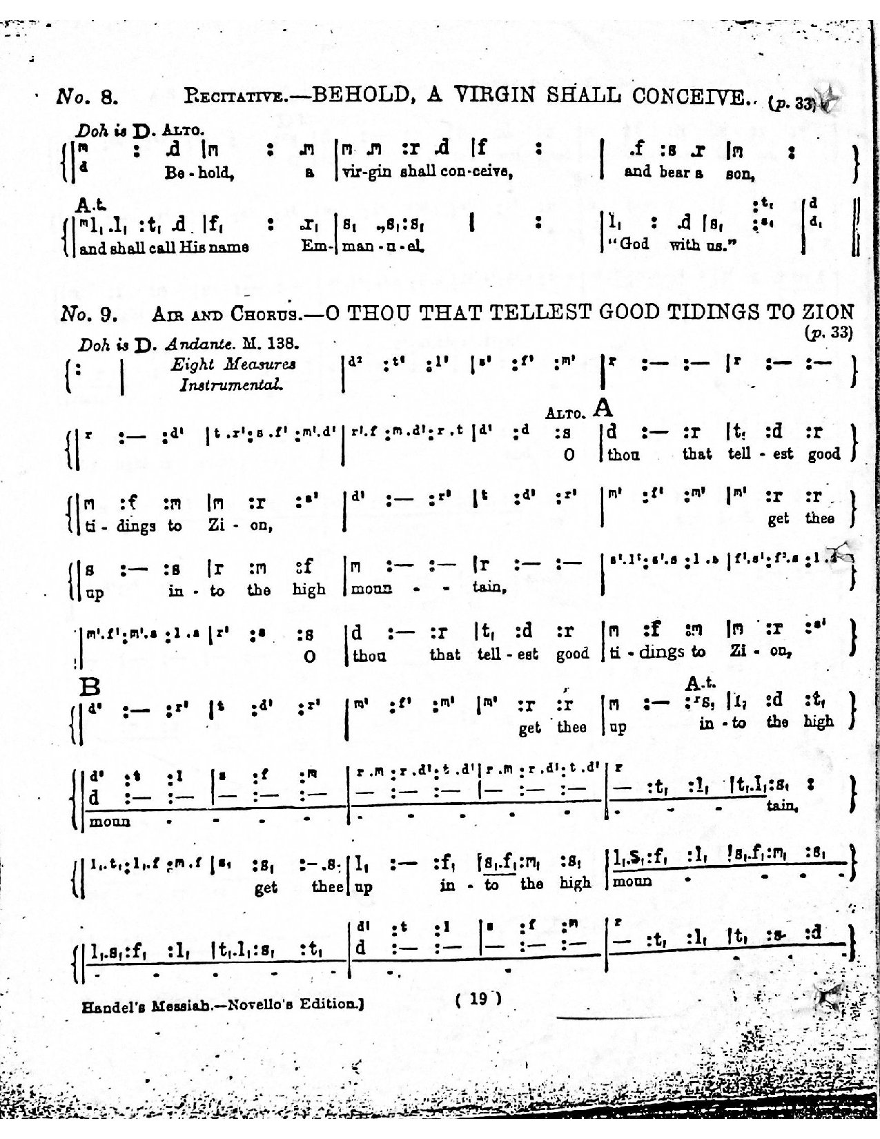 O Thou That Tellest - Download Choir Script PDF