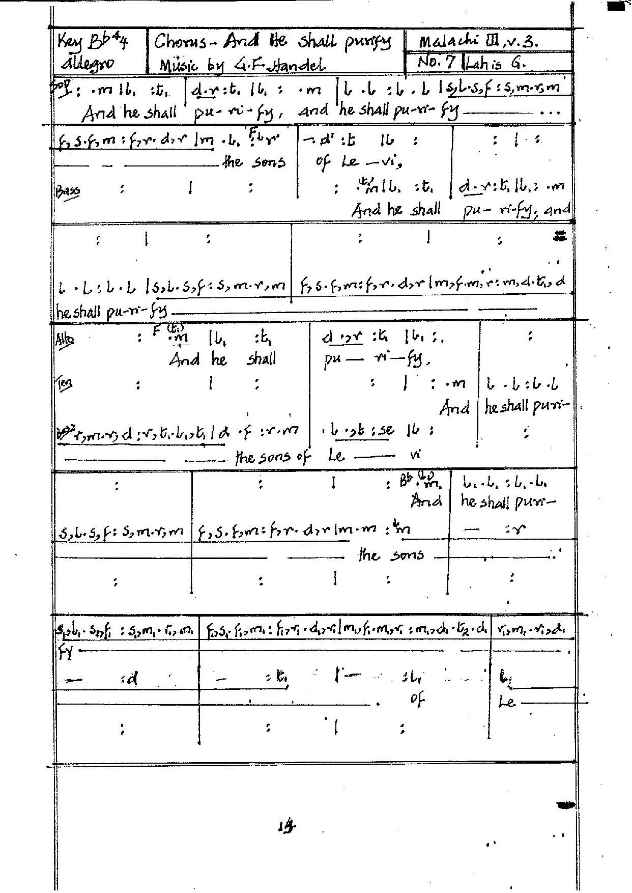 And He Shall Purify - Download Choir Script PDF