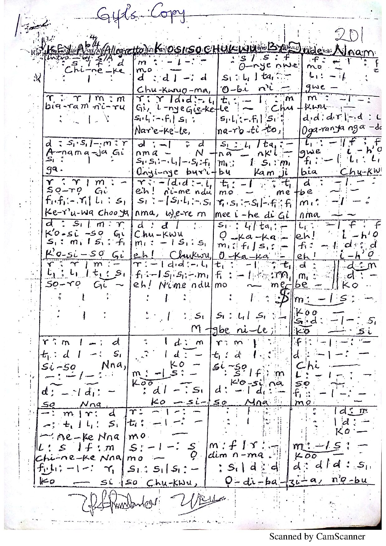 Kosisochukwu - Download Choir Script PDF