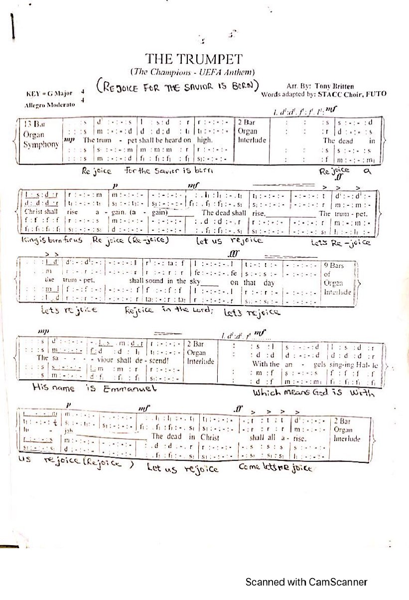 Trumpet - Download Choir Script PDF