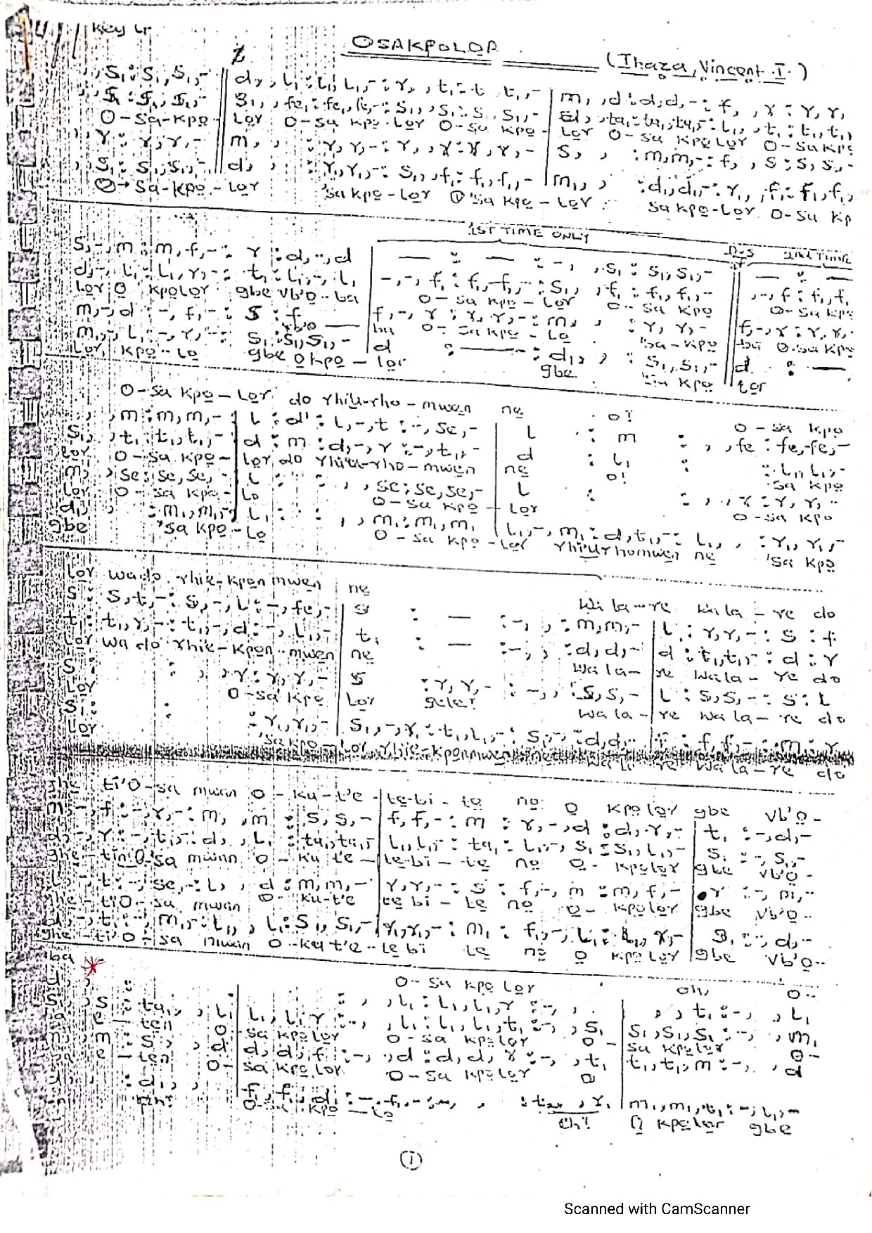 Osakpolo - Download Choir Script PDF