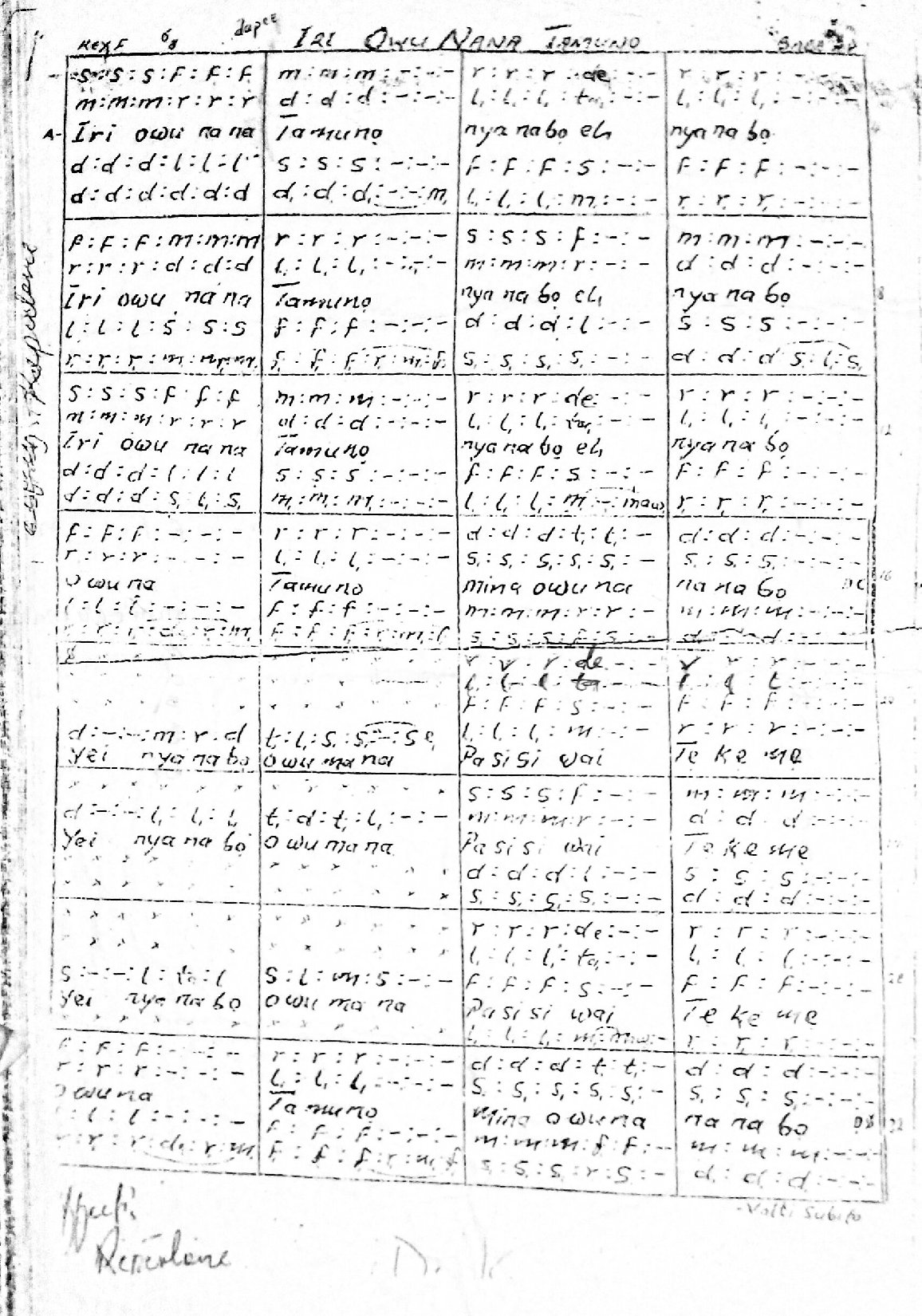Iriowunanatamuno 20170718 - Download Choir Script PDF
