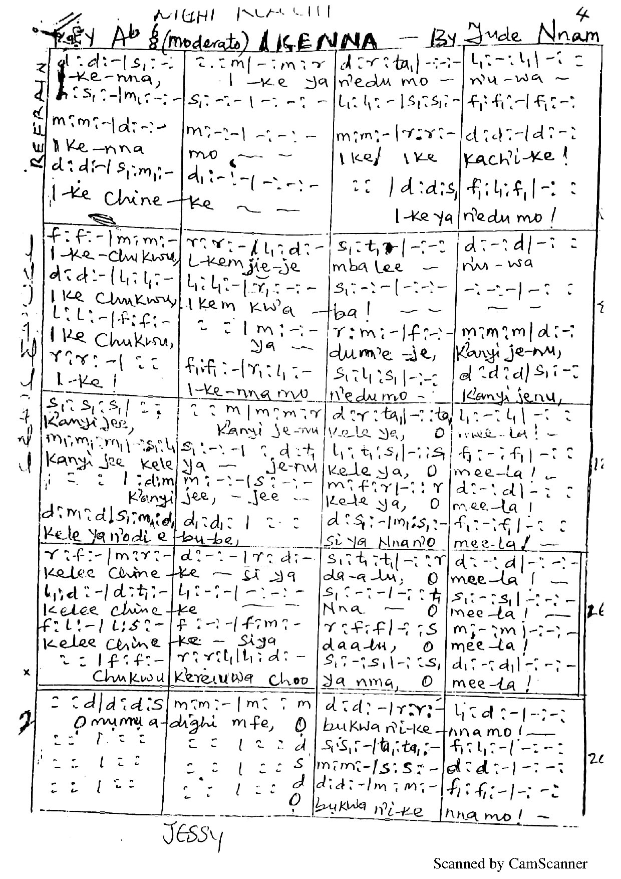 Ikenna - Download Choir Script PDF