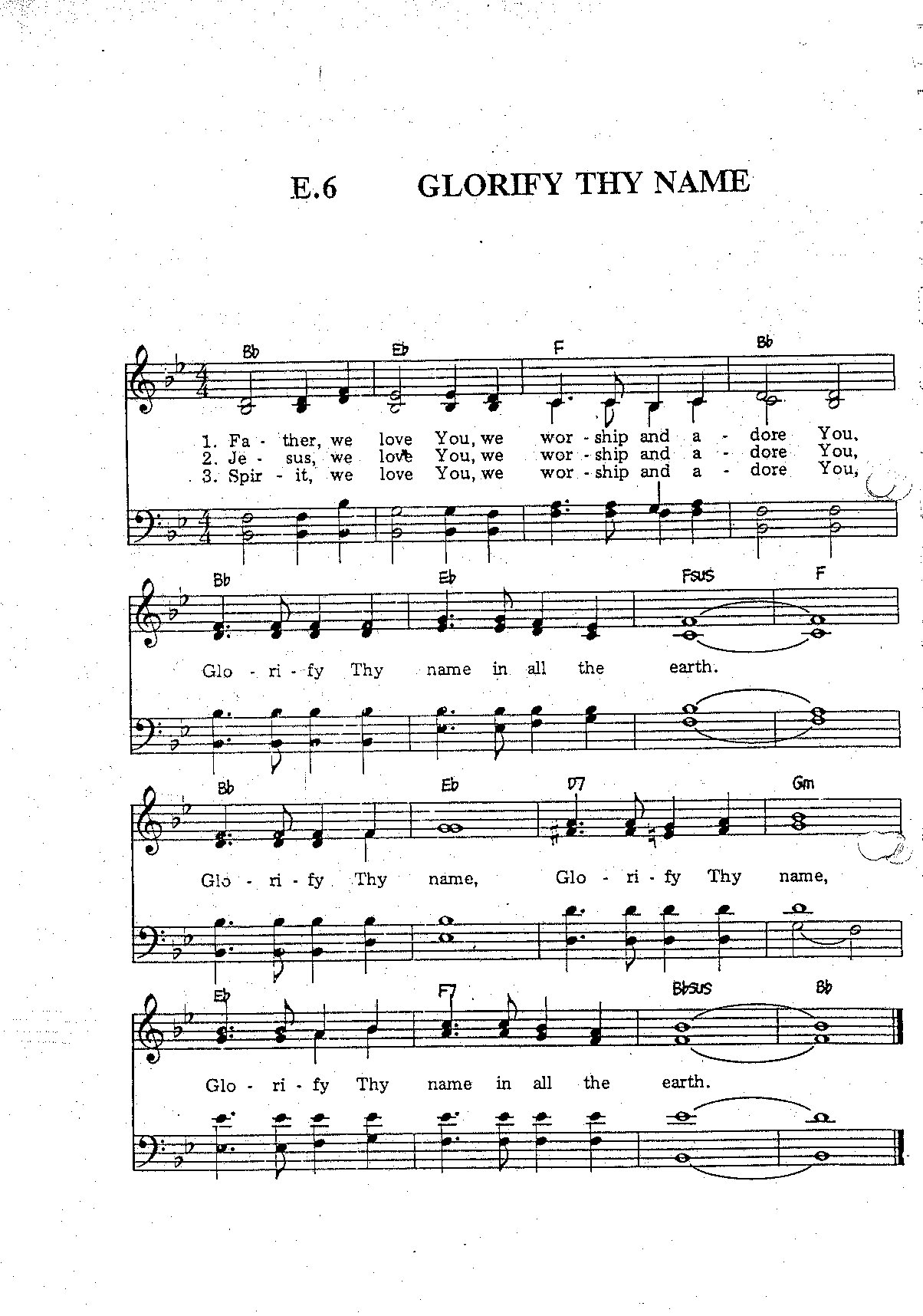 Glorify-thy-name - Download Choir Script PDF