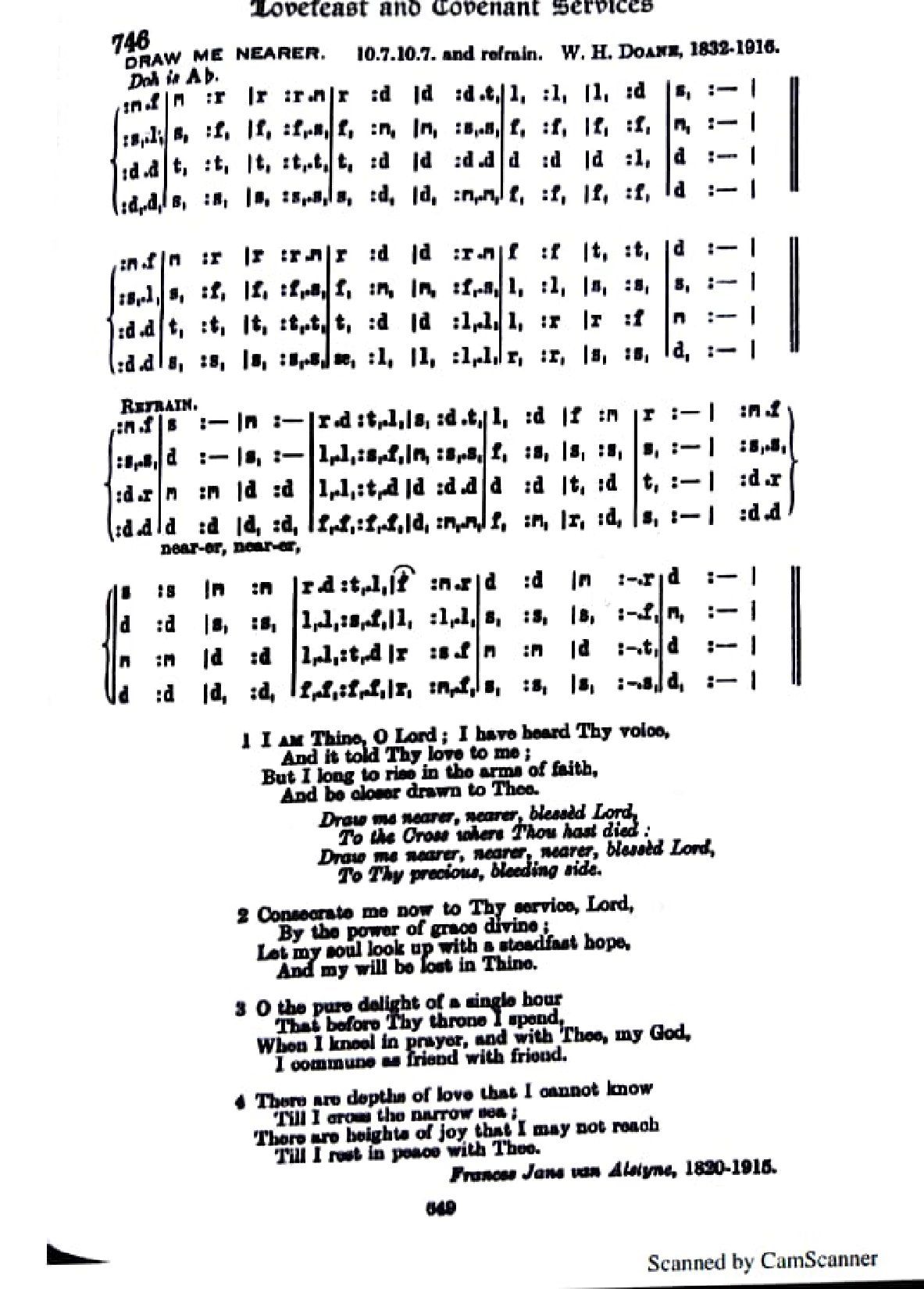 I An Thine Oh Lord - Download Choir Script PDF