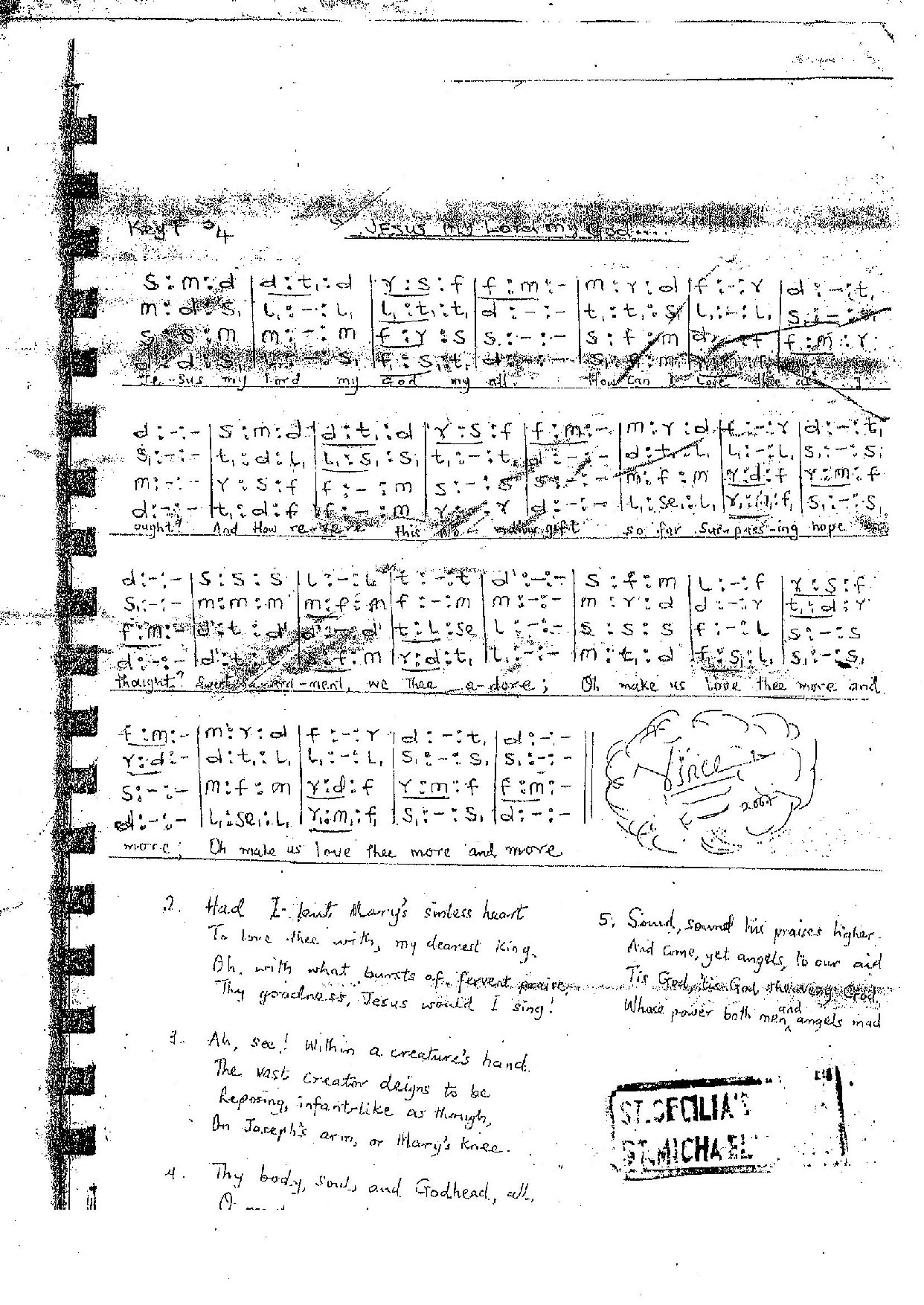 Jesus My Lord My God My All 2 - Download Choir Script PDF