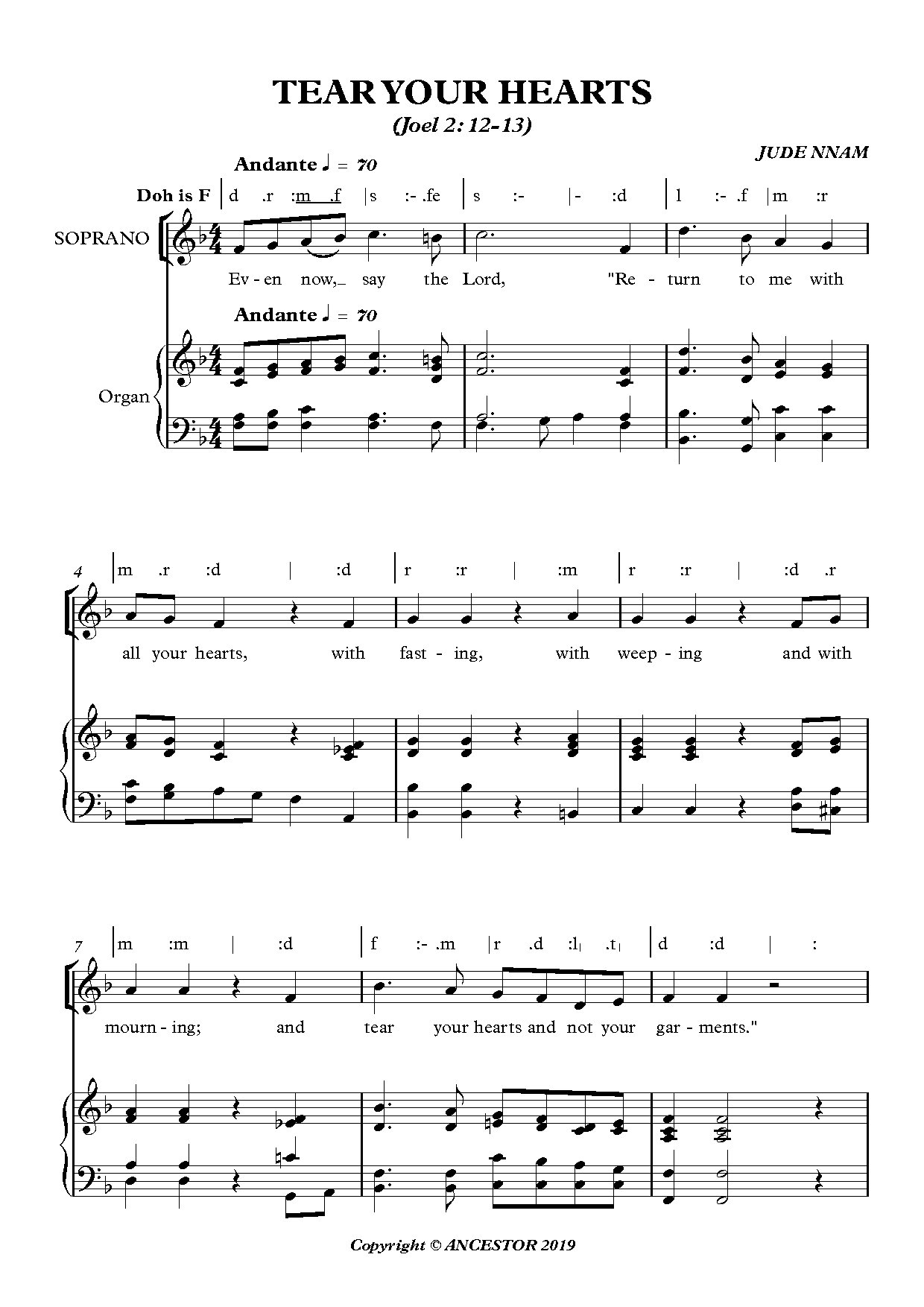 (Lent) Tear Your Hearts - Download Choir Script PDF