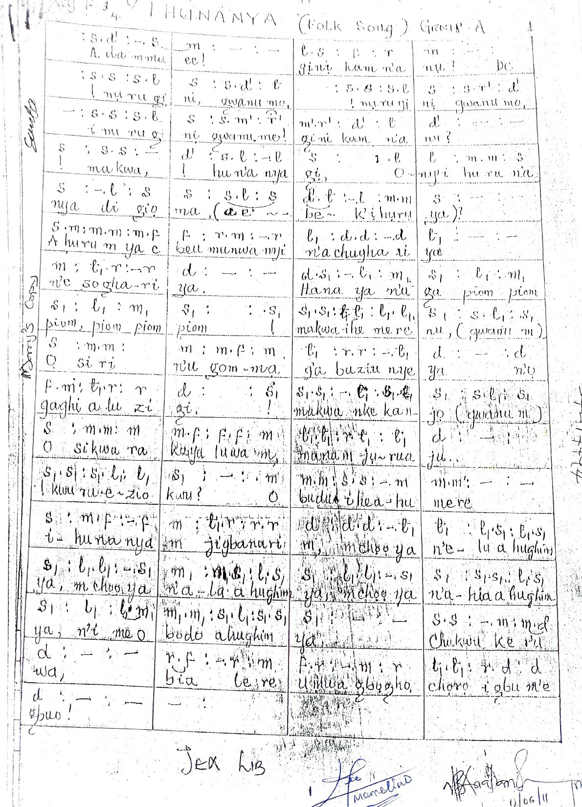 Ihunanya (folk Song)