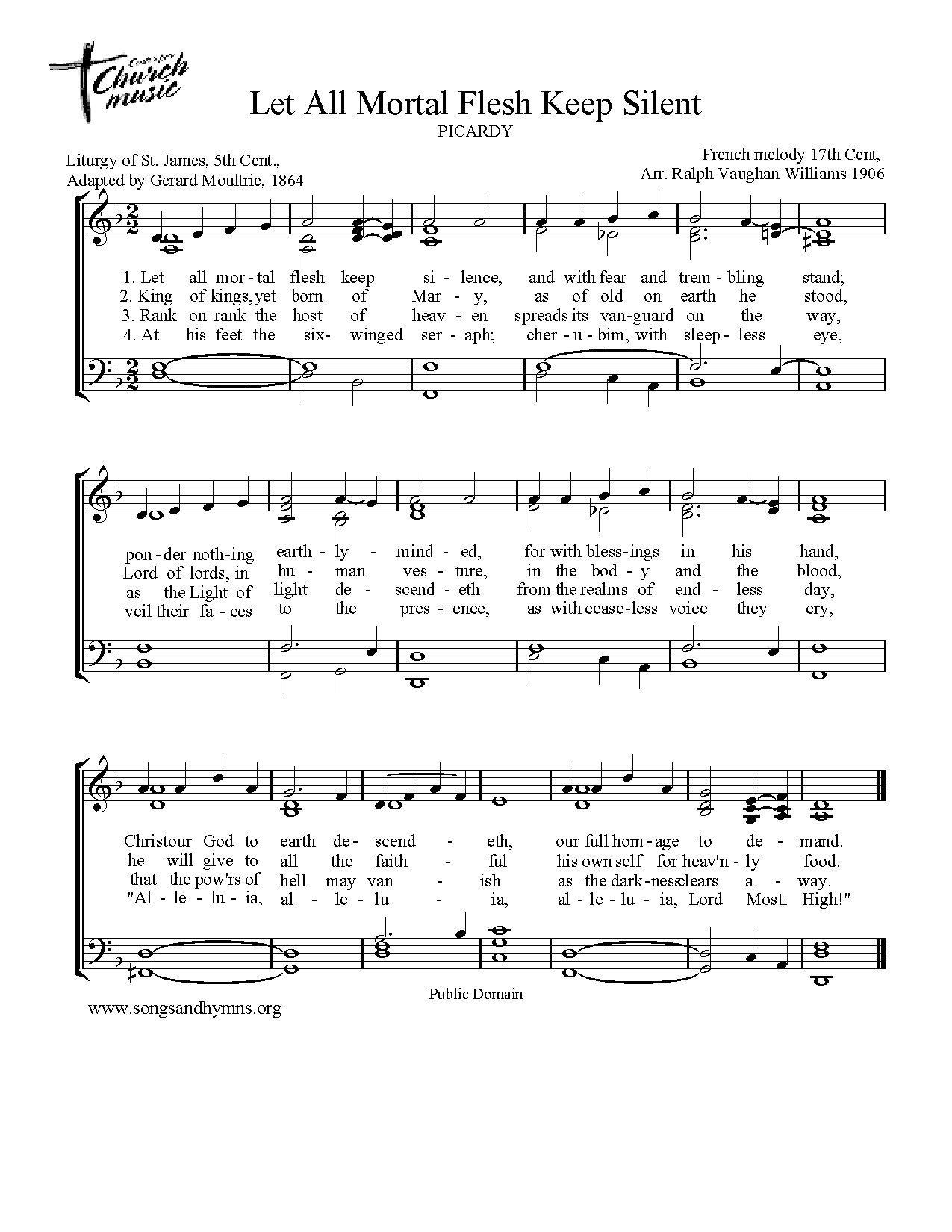 Let-all-mortal-flesh-keep-silence - Download Choir Script PDF