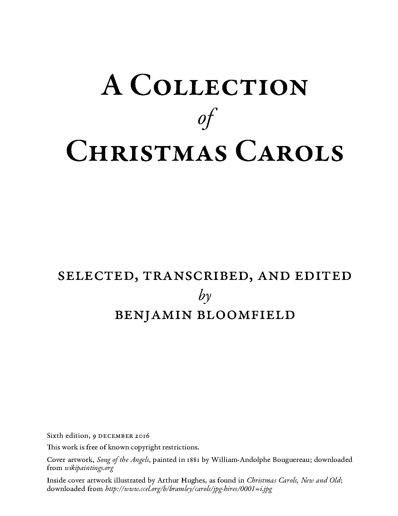 (Hymn Book) Christmas Collection - Download Choir Script PDF