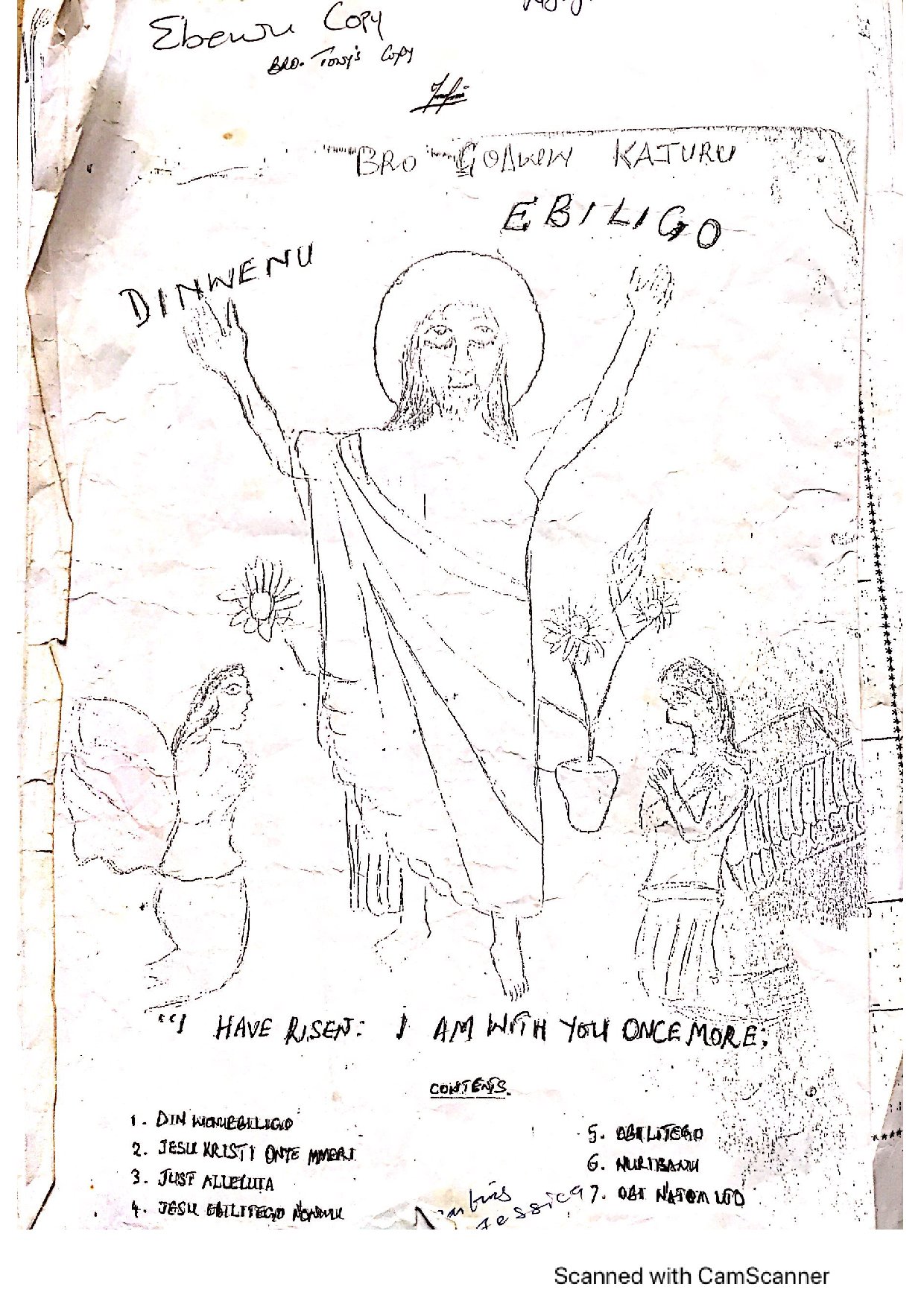 (Easter) Dinwenu Ebiligo - I. K. Alagwu - Download Choir Script PDF