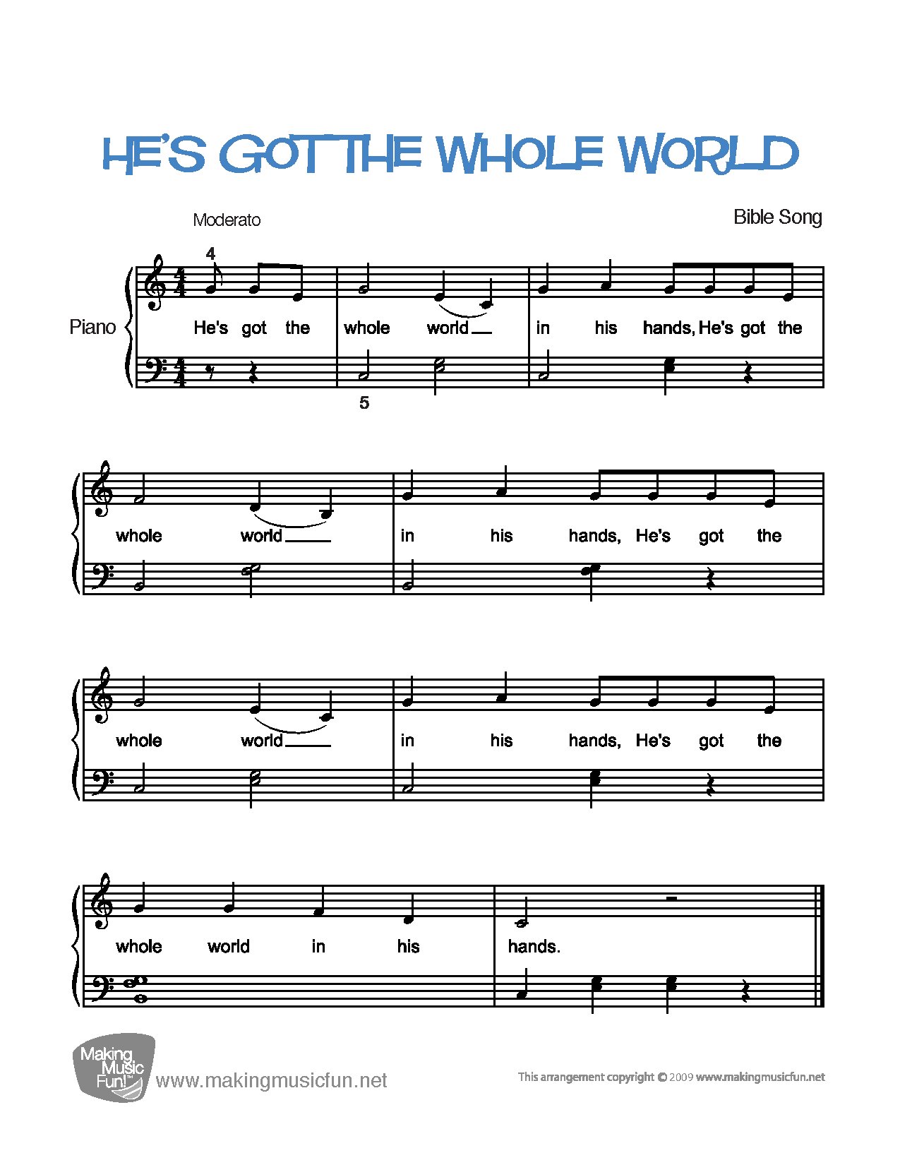 Hes-got-the-whole-world-piano - Download Choir Script PDF