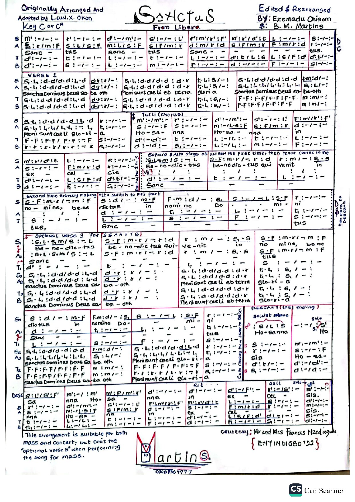 Elites Sanctus - Download Choir Script PDF
