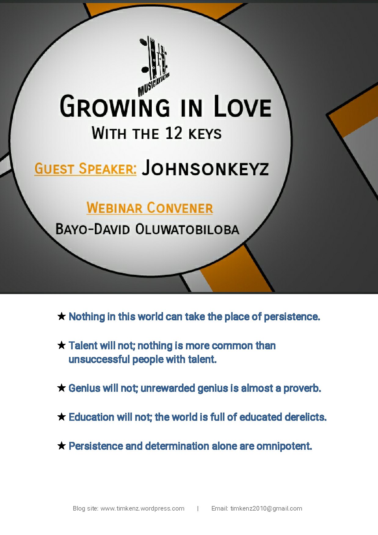 Growing-in-love-with-12keys By Johnsonkeyz - Download Choir Script PDF