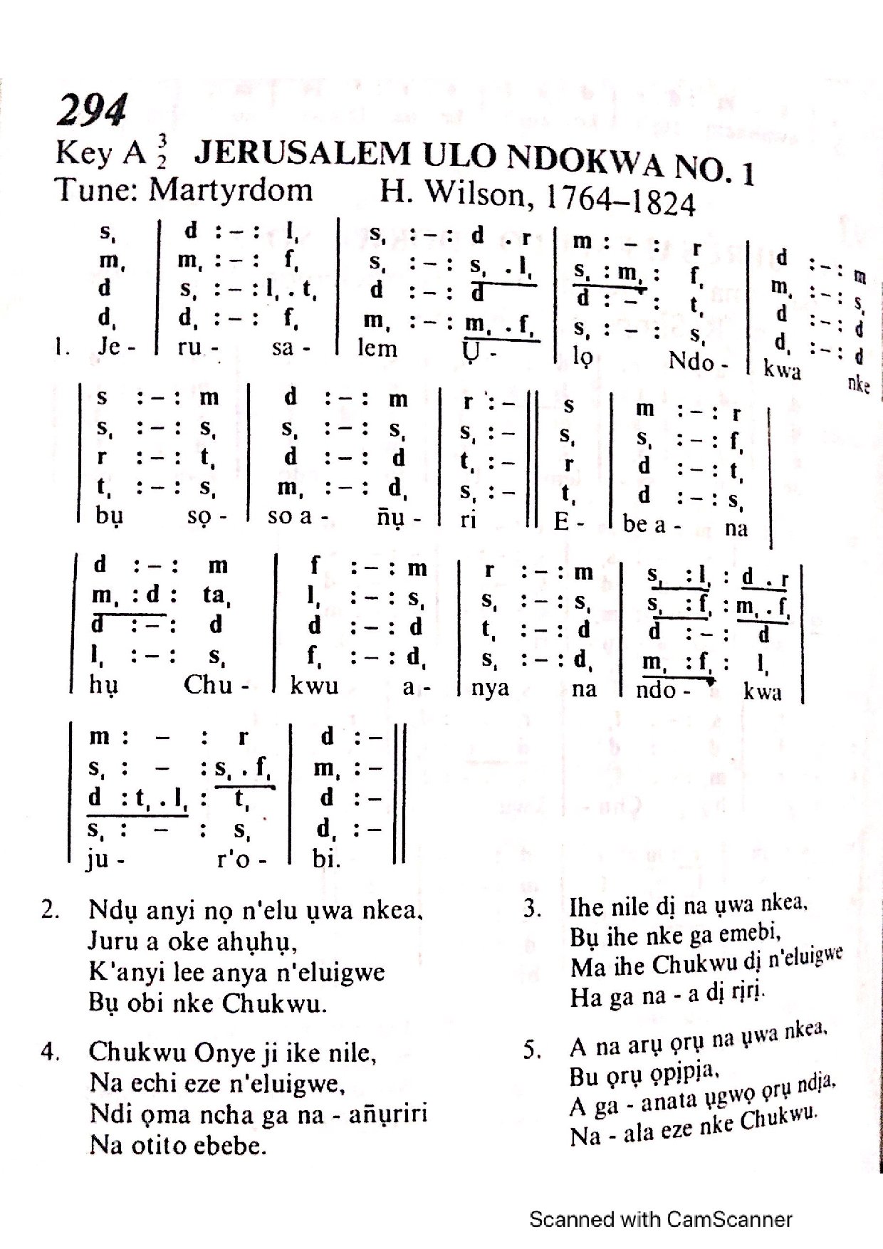 Jerusalem Ulo Ndokwa 1 - Download Choir Script PDF