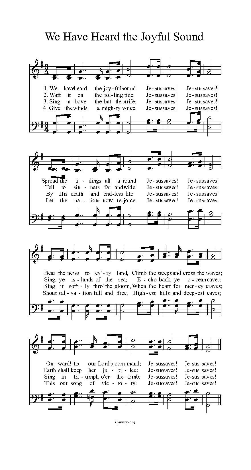 Jesus Saves - Download Choir Script PDF