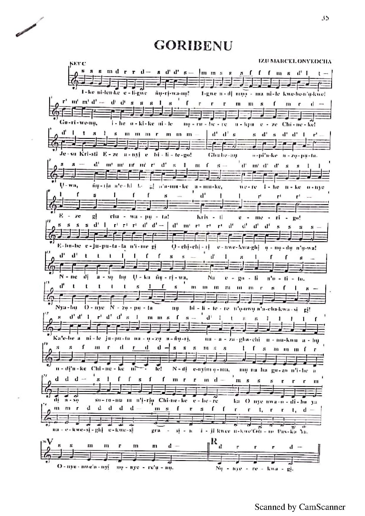 Igbo Exultet Page 1 & 2 - Download Choir Script PDF