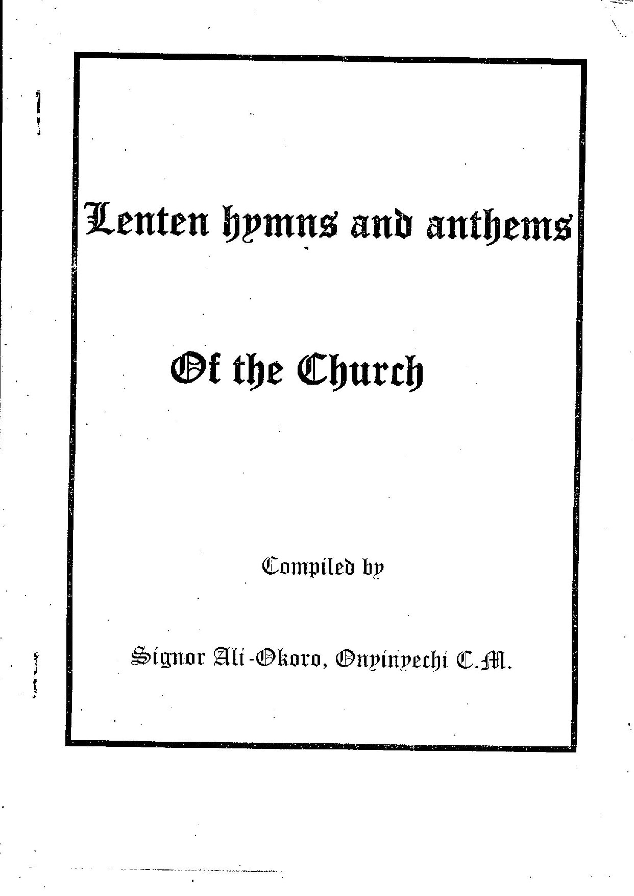 Lenten Collections Part 1 - Download Choir Script PDF