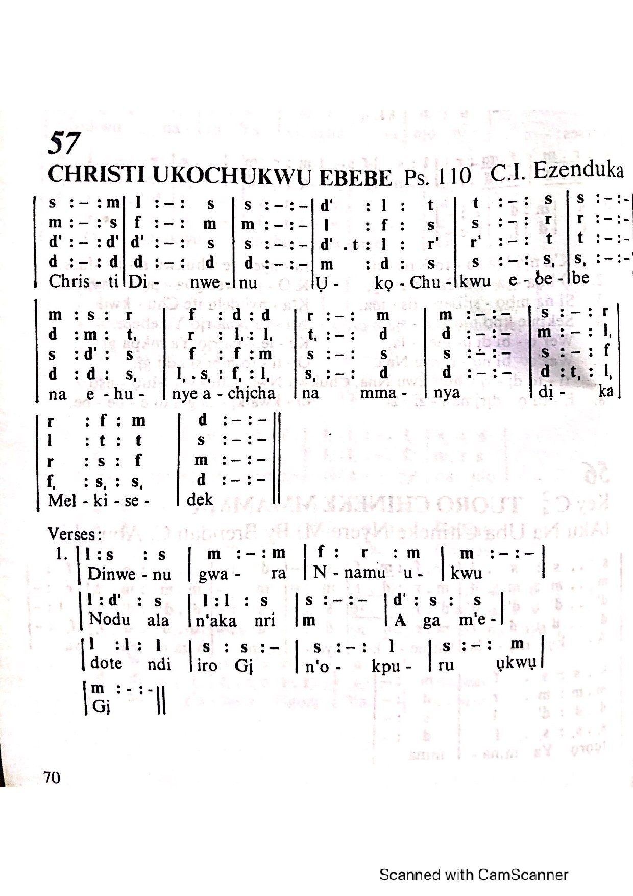 Kristi Ukochuwku Ebebe 2 - Download Choir Script PDF