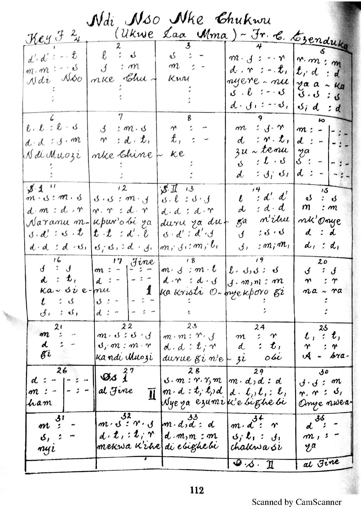 Ndi Nso Nke Chukwu 2 - Download Choir Script PDF